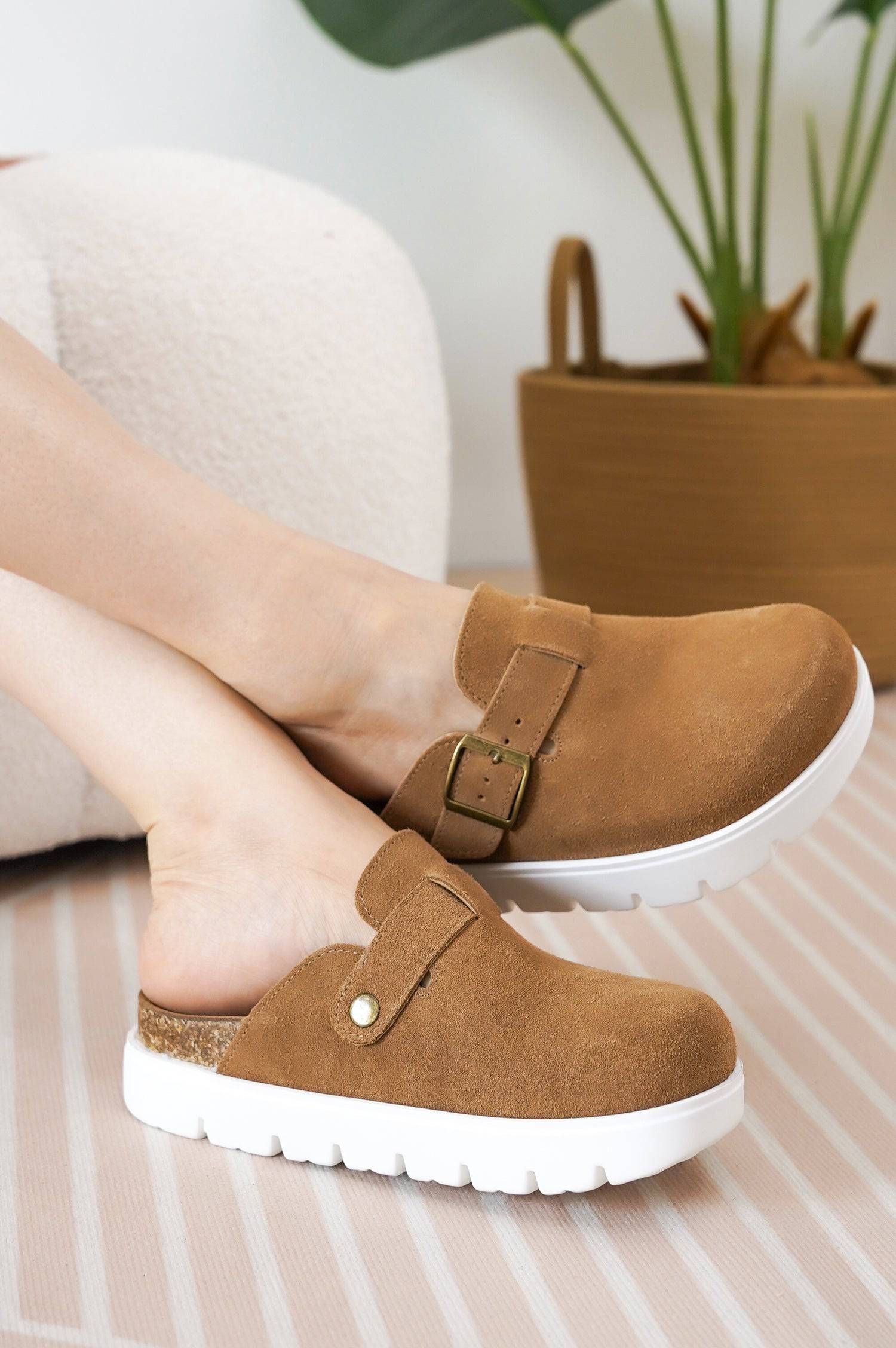 Project Cloud Women's | Genuine Leather Clogs | ProjectPlush | Lightweight | Non-Slip - Benton Chunky - Image 42