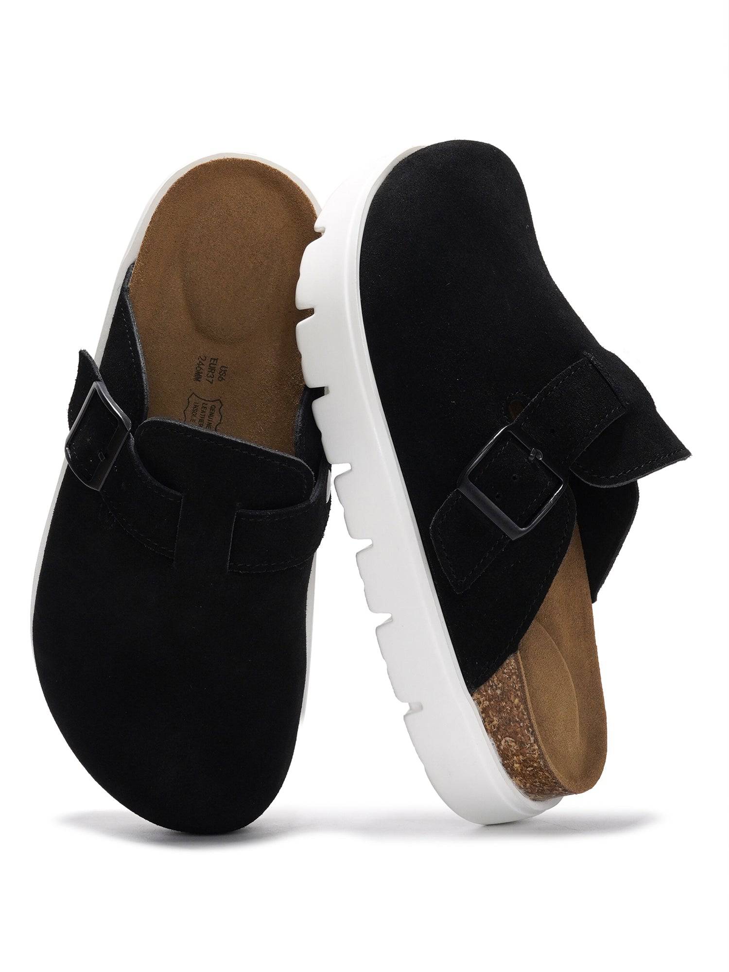 Project Cloud Women's | Genuine Leather Clogs | ProjectPlush | Lightweight | Non-Slip - Benton Chunky - Image 43
