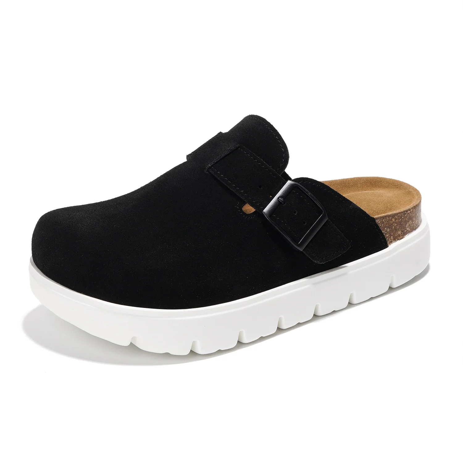Project Cloud Women's | Genuine Leather Clogs | ProjectPlush | Lightweight | Non-Slip - Benton Chunky - Image 44