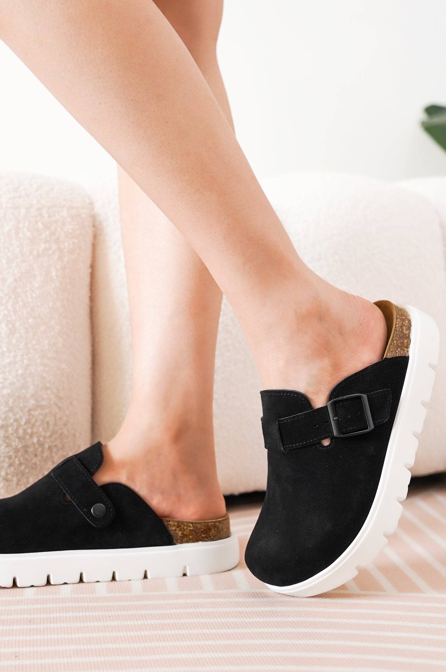 Project Cloud Women's | Genuine Leather Clogs | ProjectPlush | Lightweight | Non-Slip - Benton Chunky - Image 48