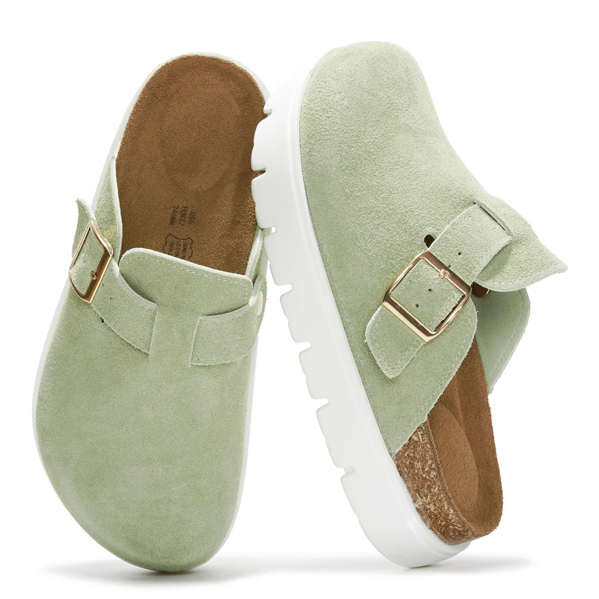Project Cloud Women's | Genuine Leather Clogs | ProjectPlush | Lightweight | Non-Slip - Benton Chunky - Image 49