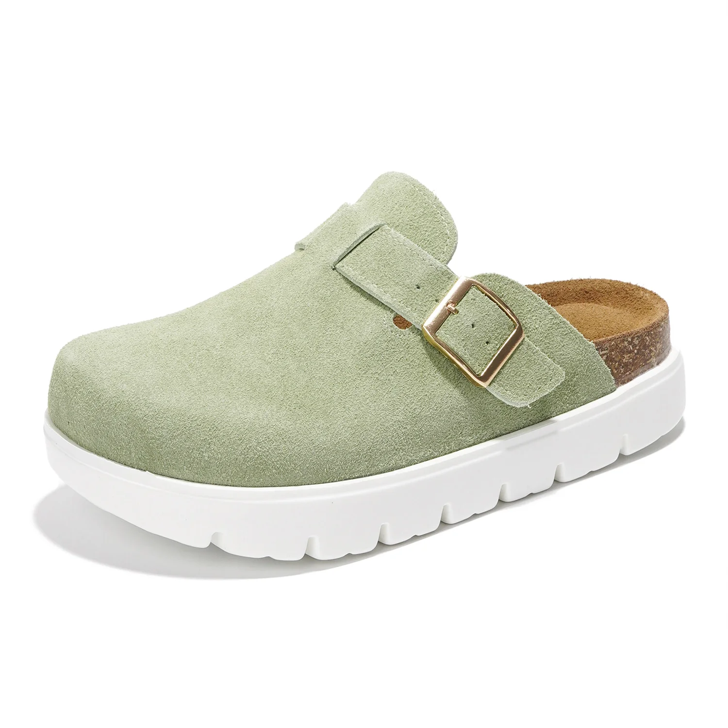 Project Cloud Women's | Genuine Leather Clogs | ProjectPlush | Lightweight | Non-Slip - Benton Chunky - Image 50