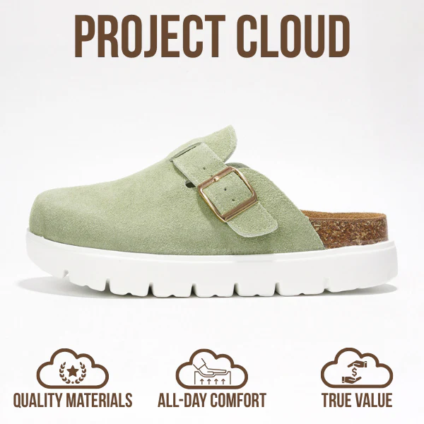 Project Cloud Women's | Genuine Leather Clogs | ProjectPlush | Lightweight | Non-Slip - Benton Chunky - Image 52