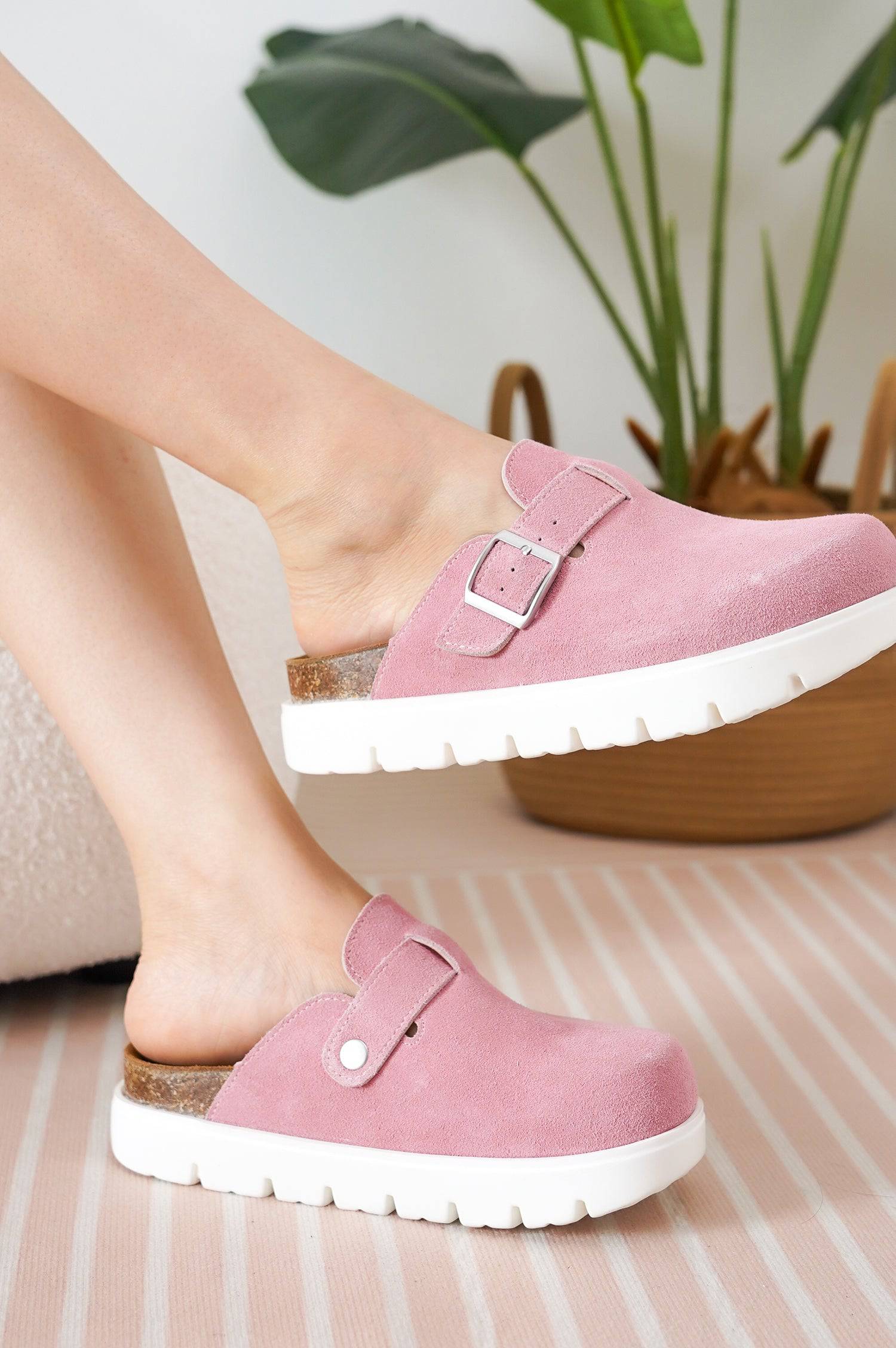 Project Cloud Women's | Genuine Leather Clogs | ProjectPlush | Lightweight | Non-Slip - Benton Chunky - Image 60