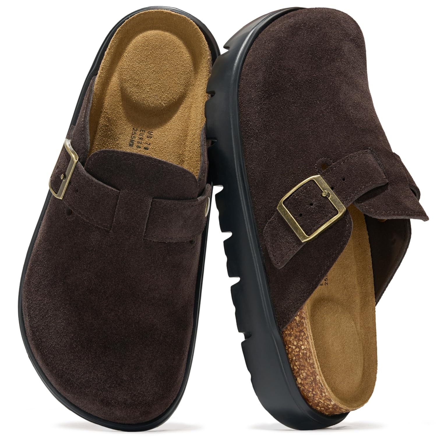 Project Cloud Women's | Genuine Leather Clogs | ProjectPlush | Lightweight | Non-Slip - Benton Chunky - Image 66