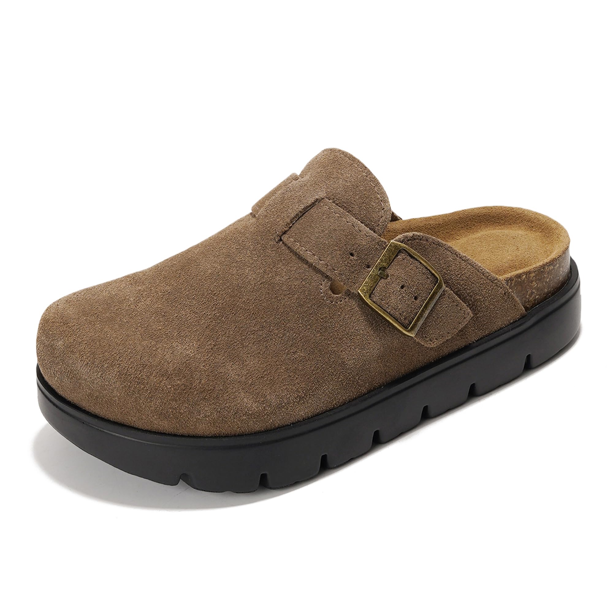 Project Cloud Women's | Genuine Leather Clogs | ProjectPlush | Lightweight | Non-Slip - Benton Chunky - Image 8