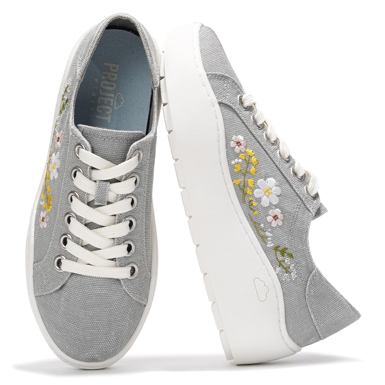 Project Cloud Women's | Lace-up Platform Sneakers | ProjectPlush邃「 | Lightweight | Non-Slip - Bossy - Image 13