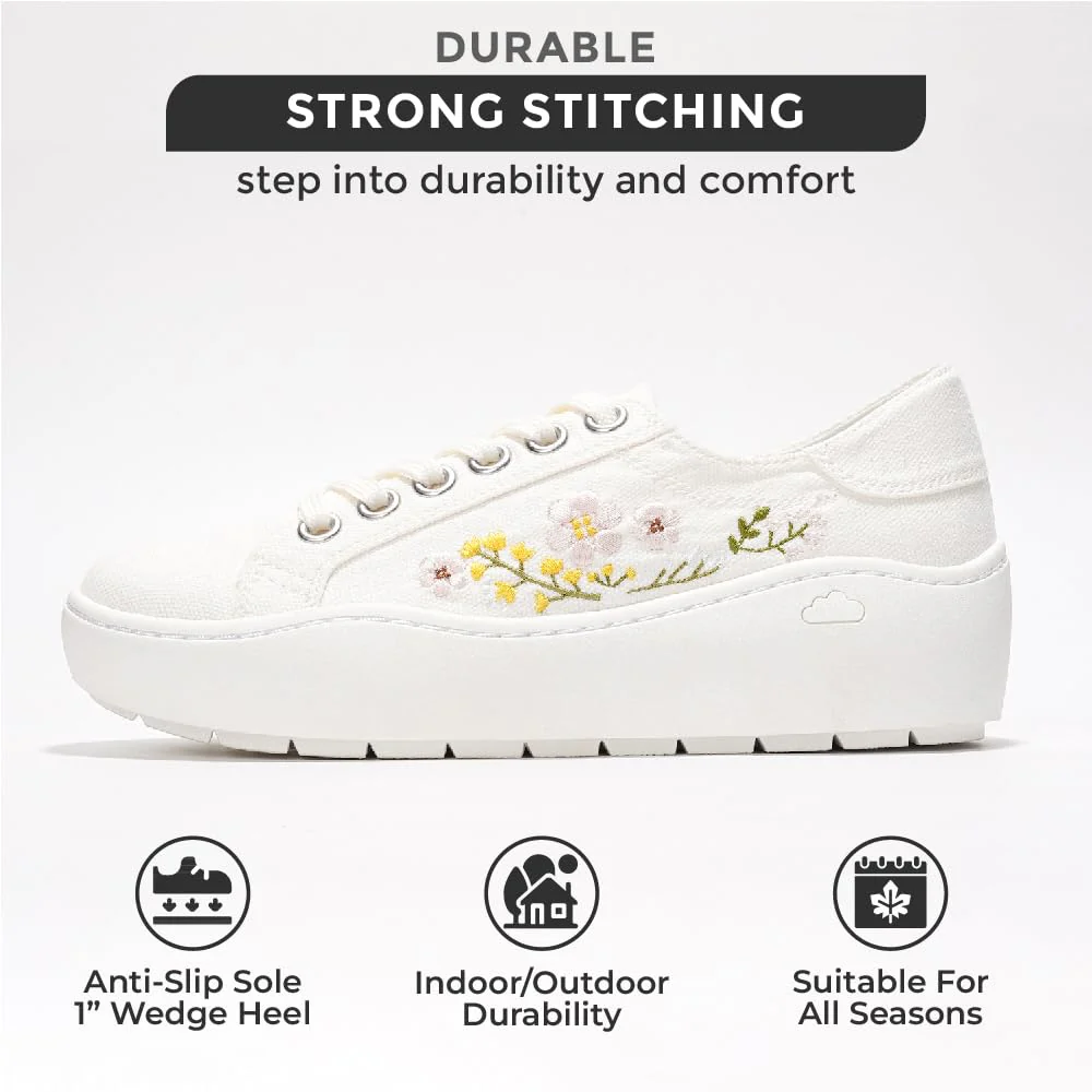 Project Cloud Women's | Lace-up Platform Sneakers | ProjectPlush邃「 | Lightweight | Non-Slip - Bossy - Image 22