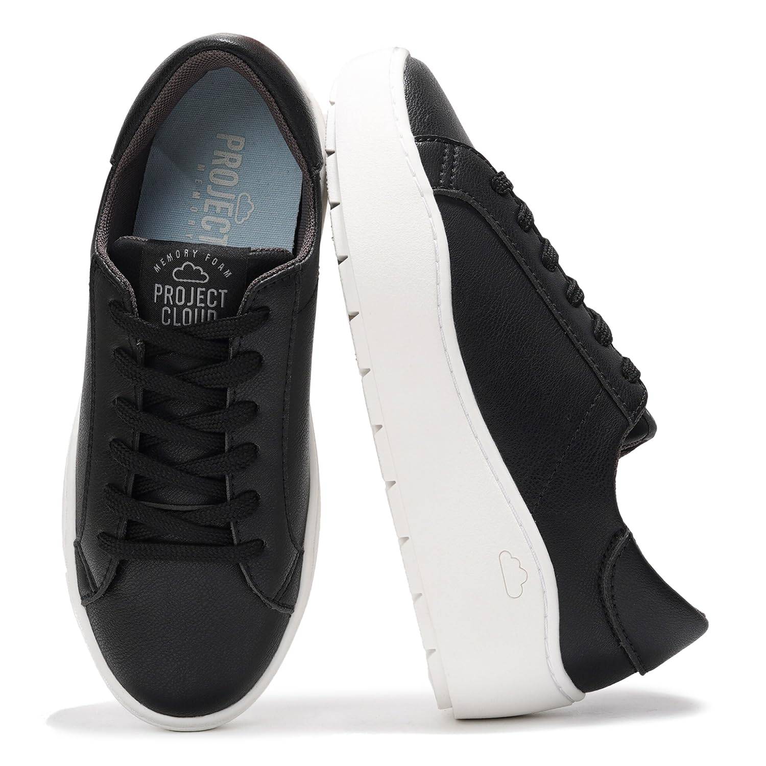 Project Cloud Women's | Lace-up Platform Sneakers | ProjectPlush邃「 | Lightweight | Non-Slip - Bossy - Image 37