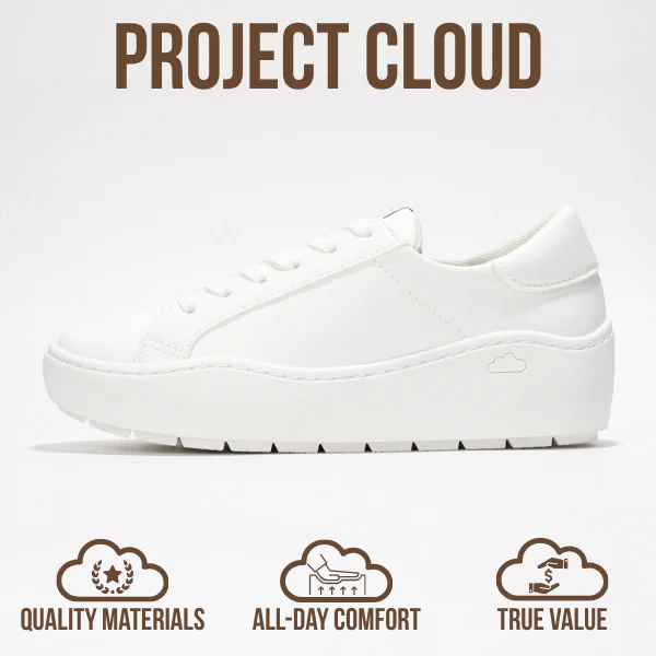 Project Cloud Women's | Lace-up Platform Sneakers | ProjectPlush邃「 | Lightweight | Non-Slip - Bossy - Image 4