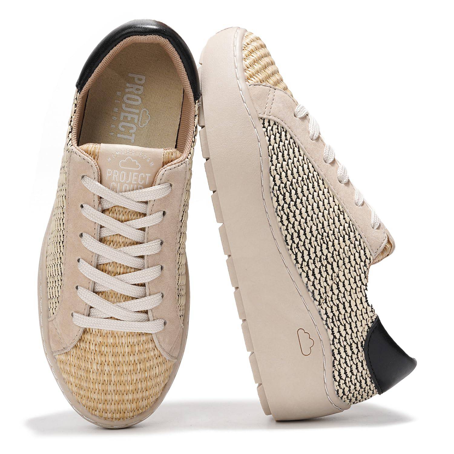 Project Cloud Women's | Lace-up Platform Sneakers | ProjectPlush邃「 | Lightweight | Non-Slip - Bossy - Image 7