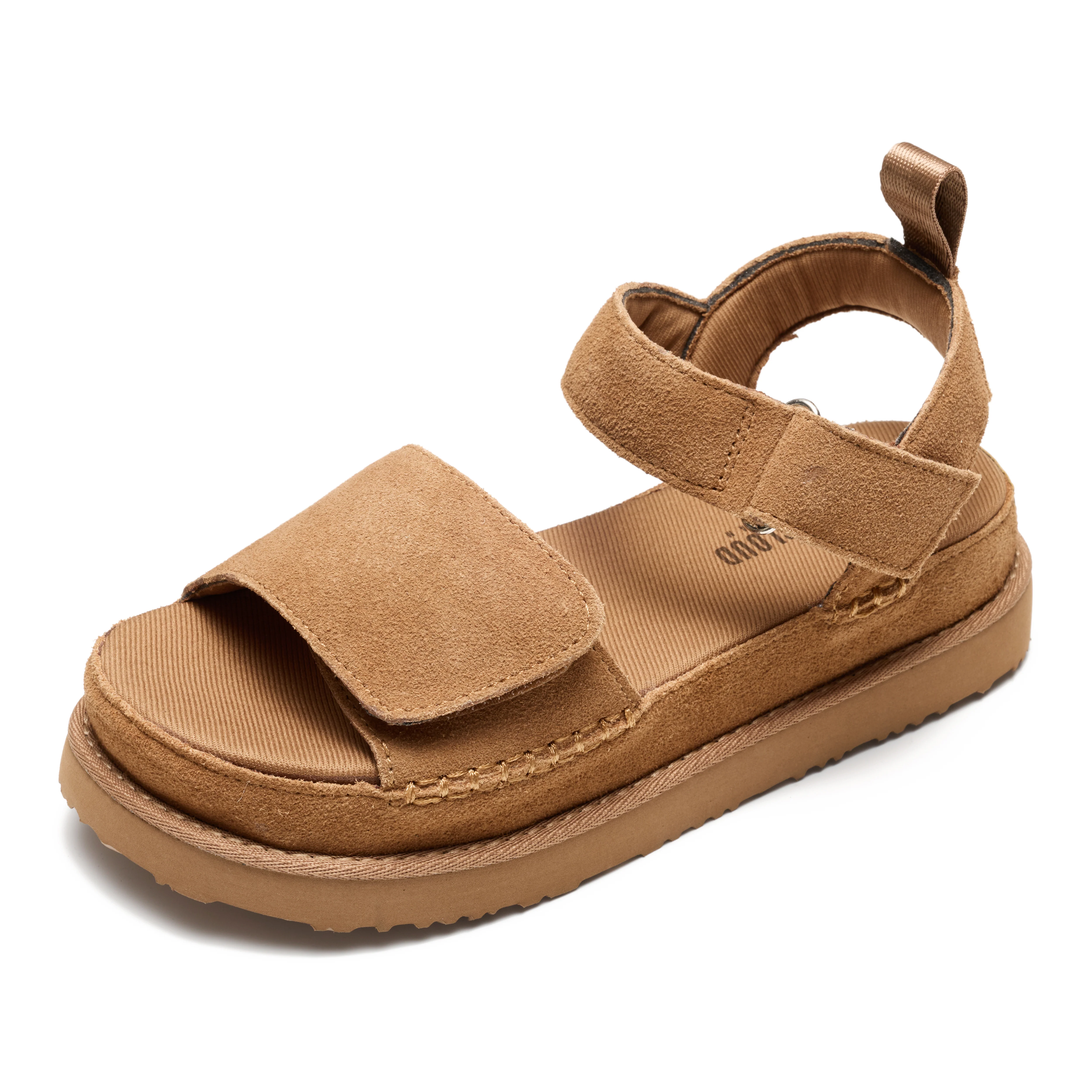 Project Cloud Women's | Genuine Leather Platform Sandals | Memory Foam | Lightweight | Non-Slip - Bronzestar - Image 20