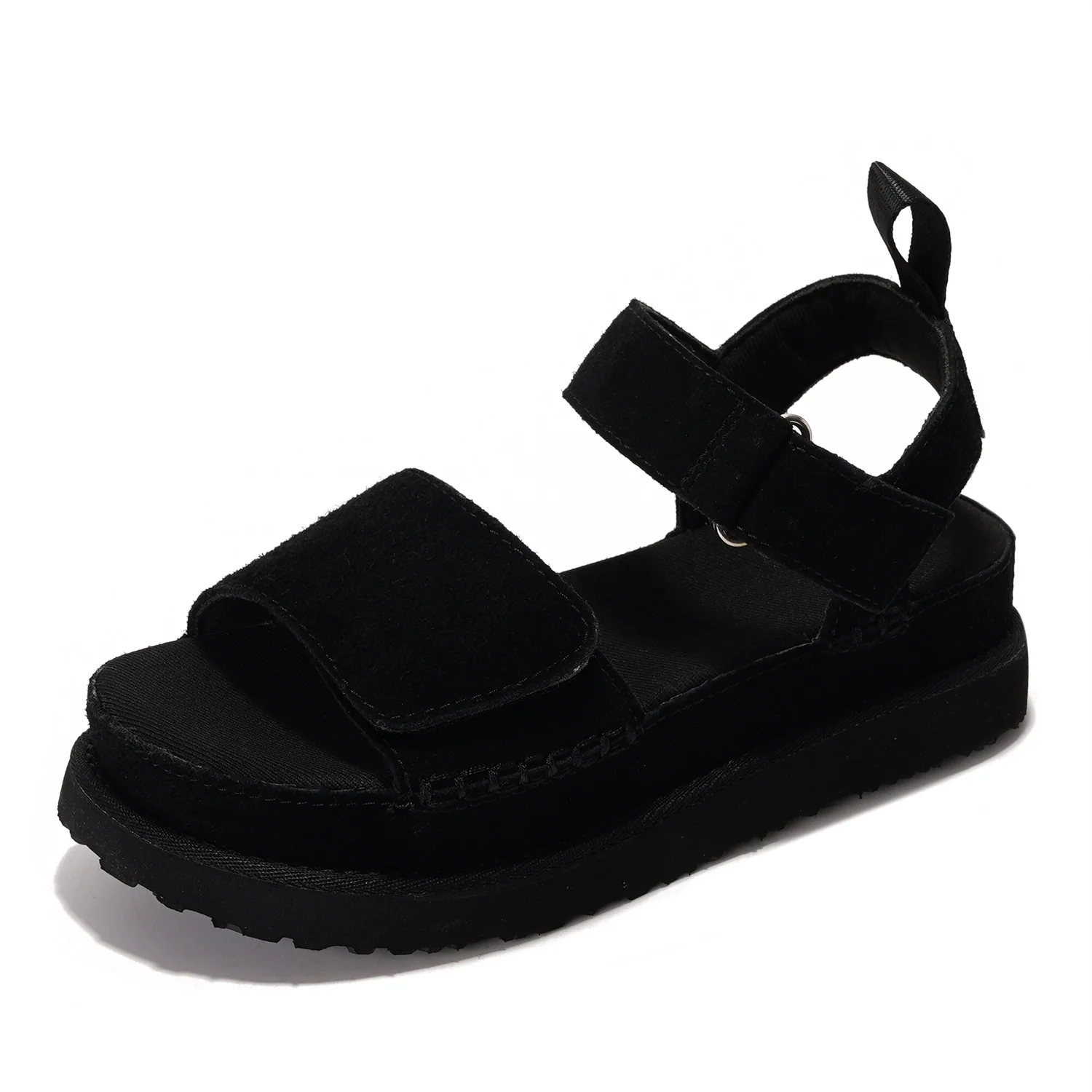 Project Cloud Women's | Genuine Leather Platform Sandals | Memory Foam | Lightweight | Non-Slip - Bronzestar - Image 8