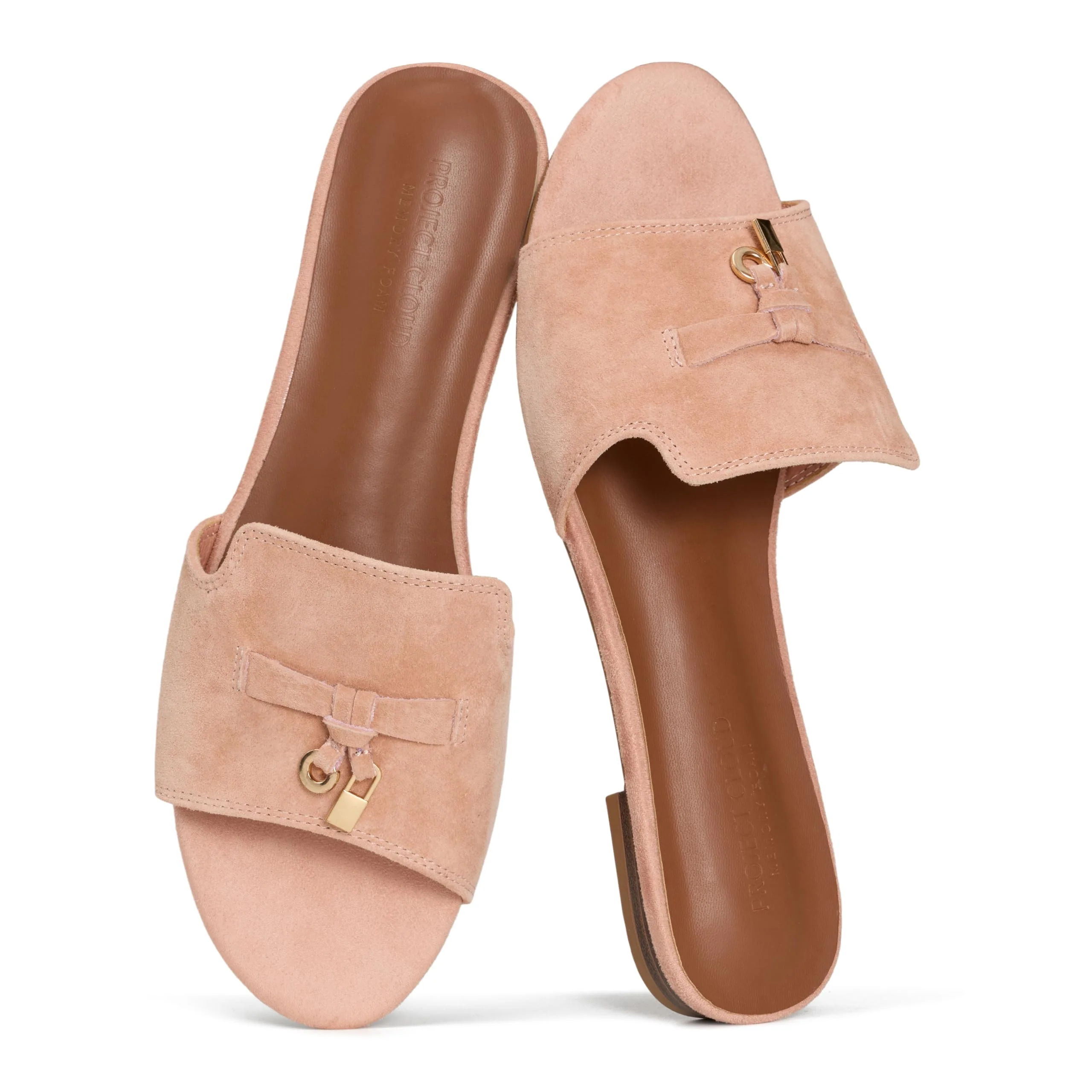 Project Cloud Women's | Genuine Leather Sandals Women Dressy | Memory Foam | Lightweight | Non-Slip - Cannes - Image 11