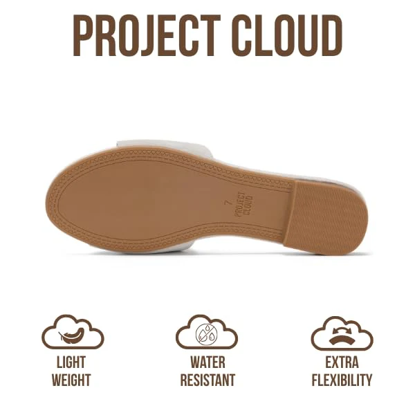 Project Cloud Women's | Genuine Leather Sandals Women Dressy | Memory Foam | Lightweight | Non-Slip - Cannes - Image 25