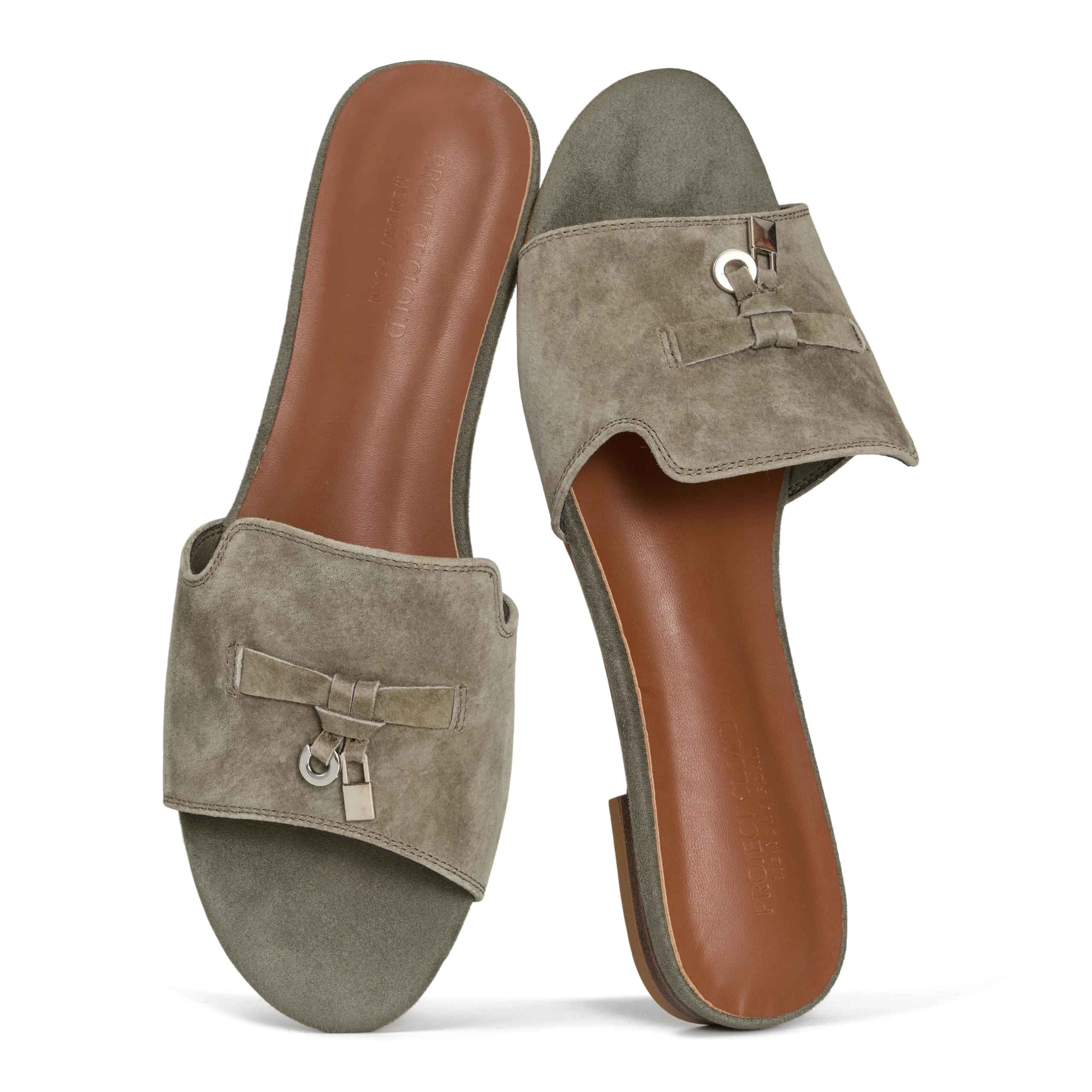 Project Cloud Women's | Genuine Leather Sandals Women Dressy | Memory Foam | Lightweight | Non-Slip - Cannes - Image 26