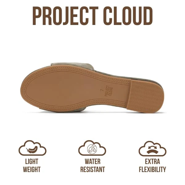 Project Cloud Women's | Genuine Leather Sandals Women Dressy | Memory Foam | Lightweight | Non-Slip - Cannes - Image 30
