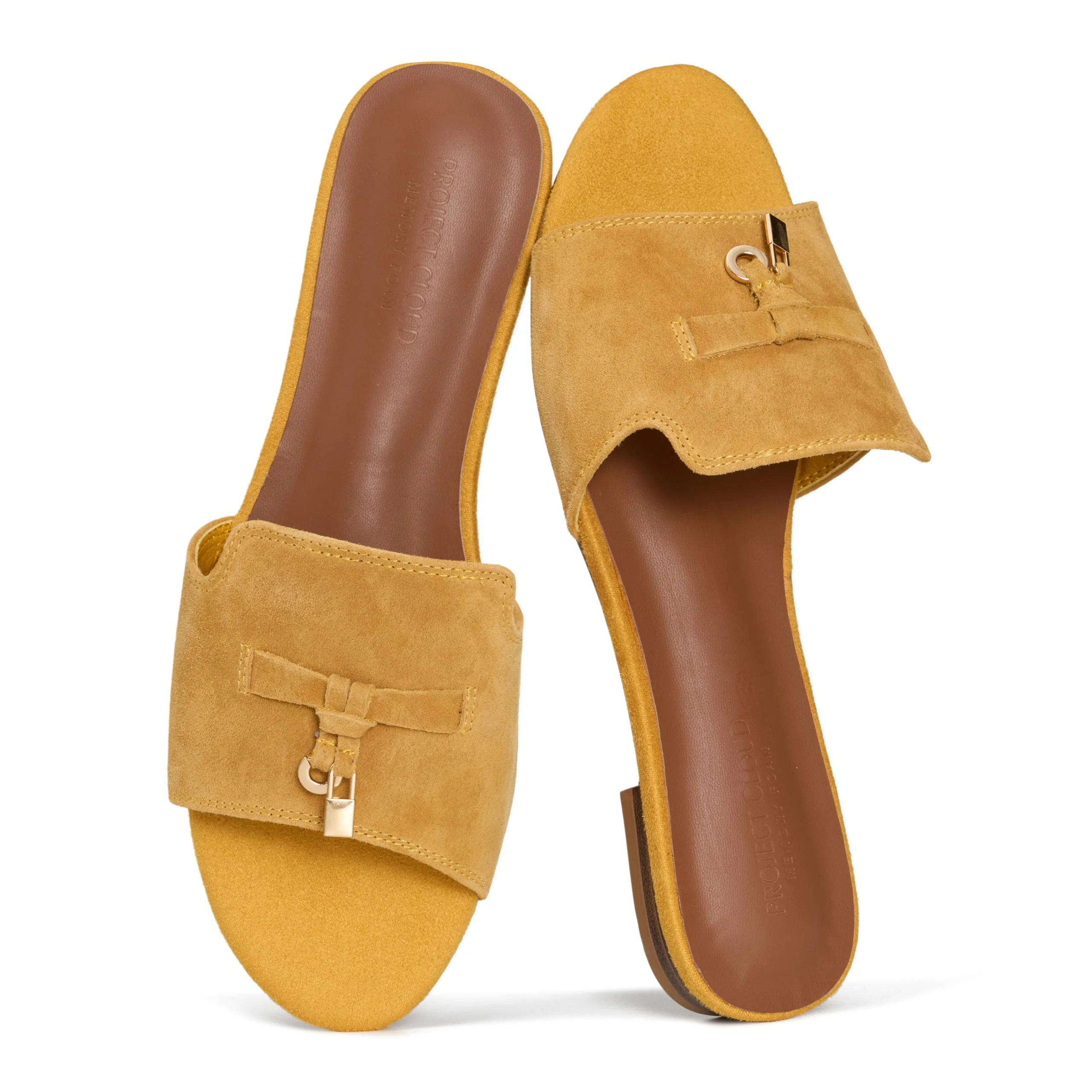 Project Cloud Women's | Genuine Leather Sandals Women Dressy | Memory Foam | Lightweight | Non-Slip - Cannes - Image 36