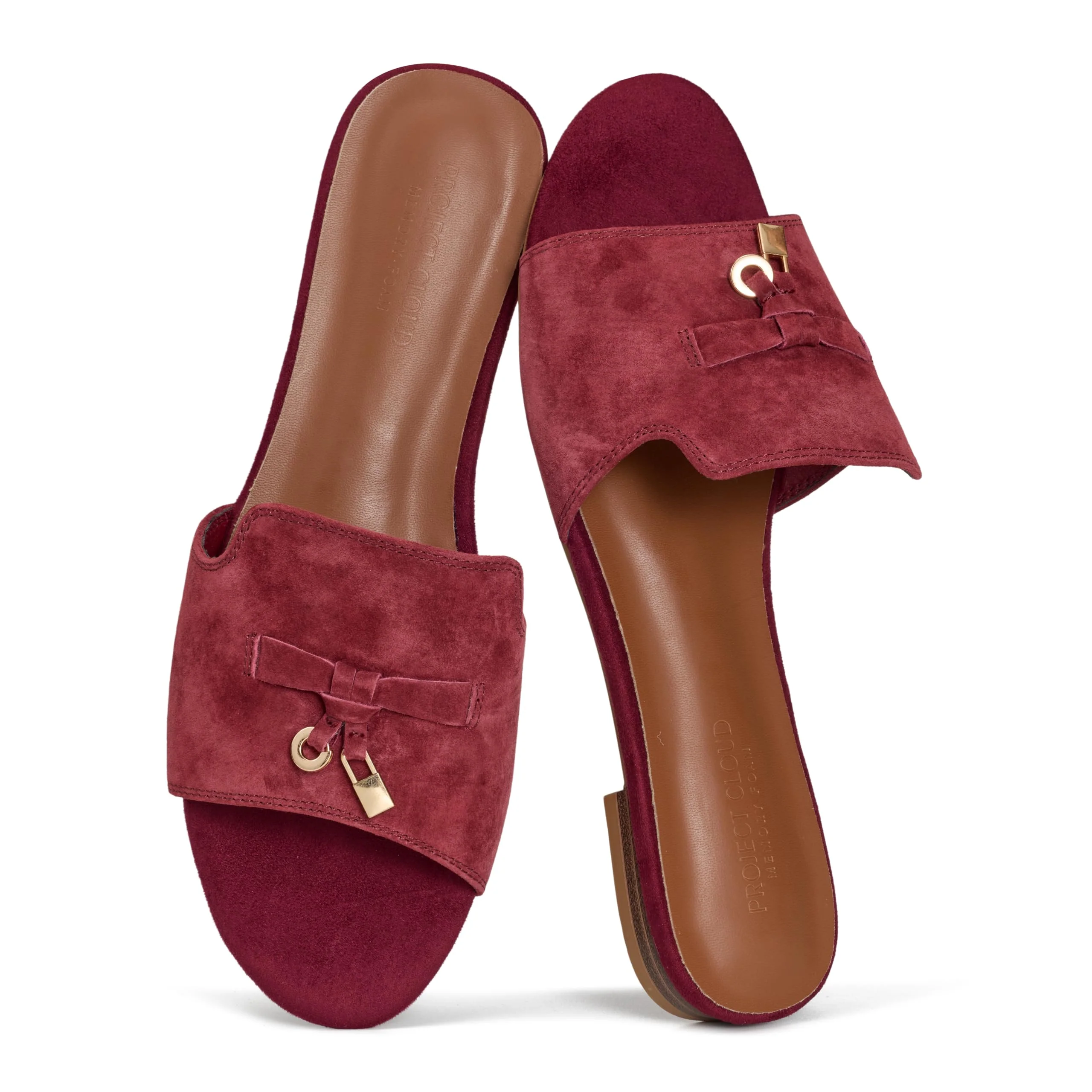 Project Cloud Women's | Genuine Leather Sandals Women Dressy | Memory Foam | Lightweight | Non-Slip - Cannes - Image 41