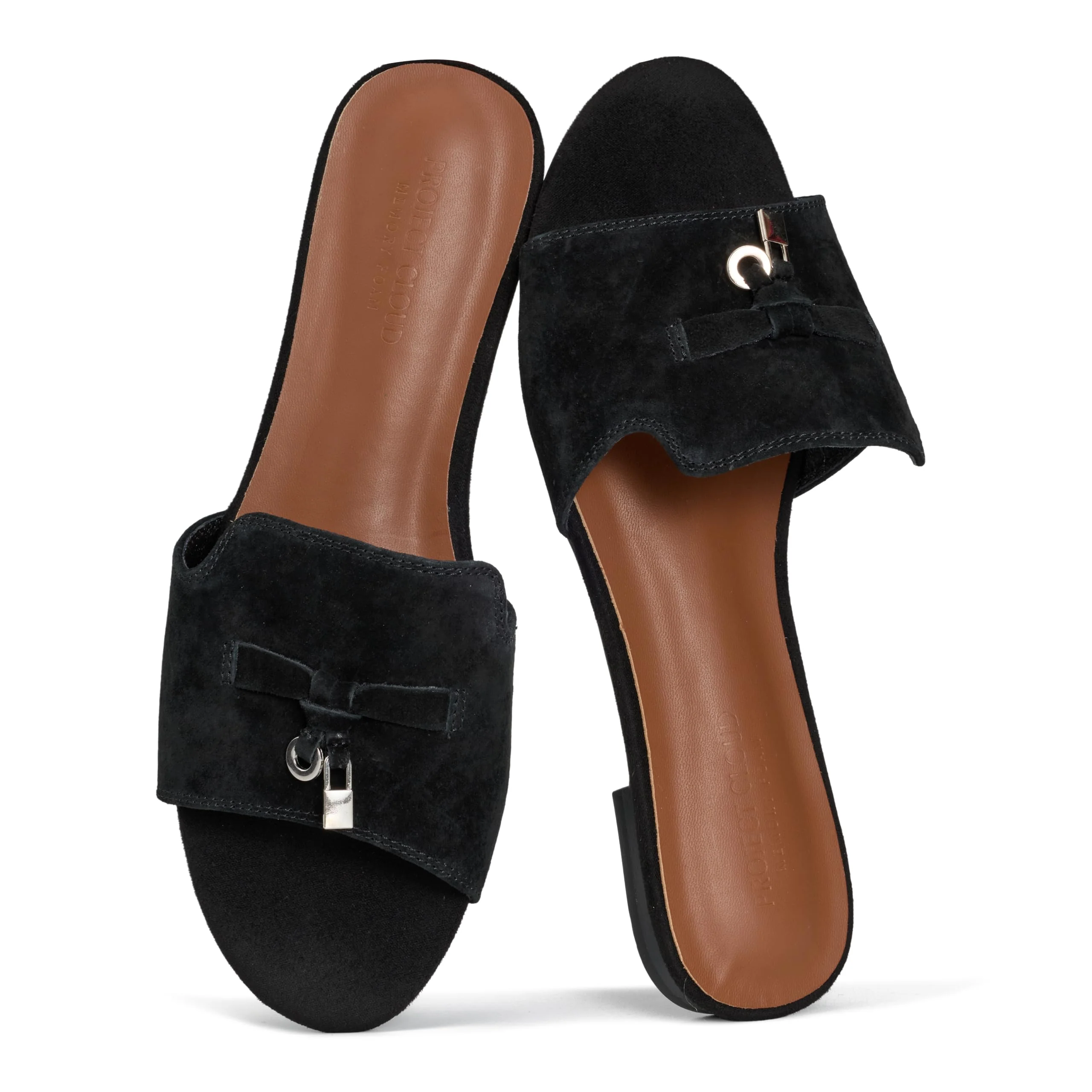 Project Cloud Women's | Genuine Leather Sandals Women Dressy | Memory Foam | Lightweight | Non-Slip - Cannes - Image 6