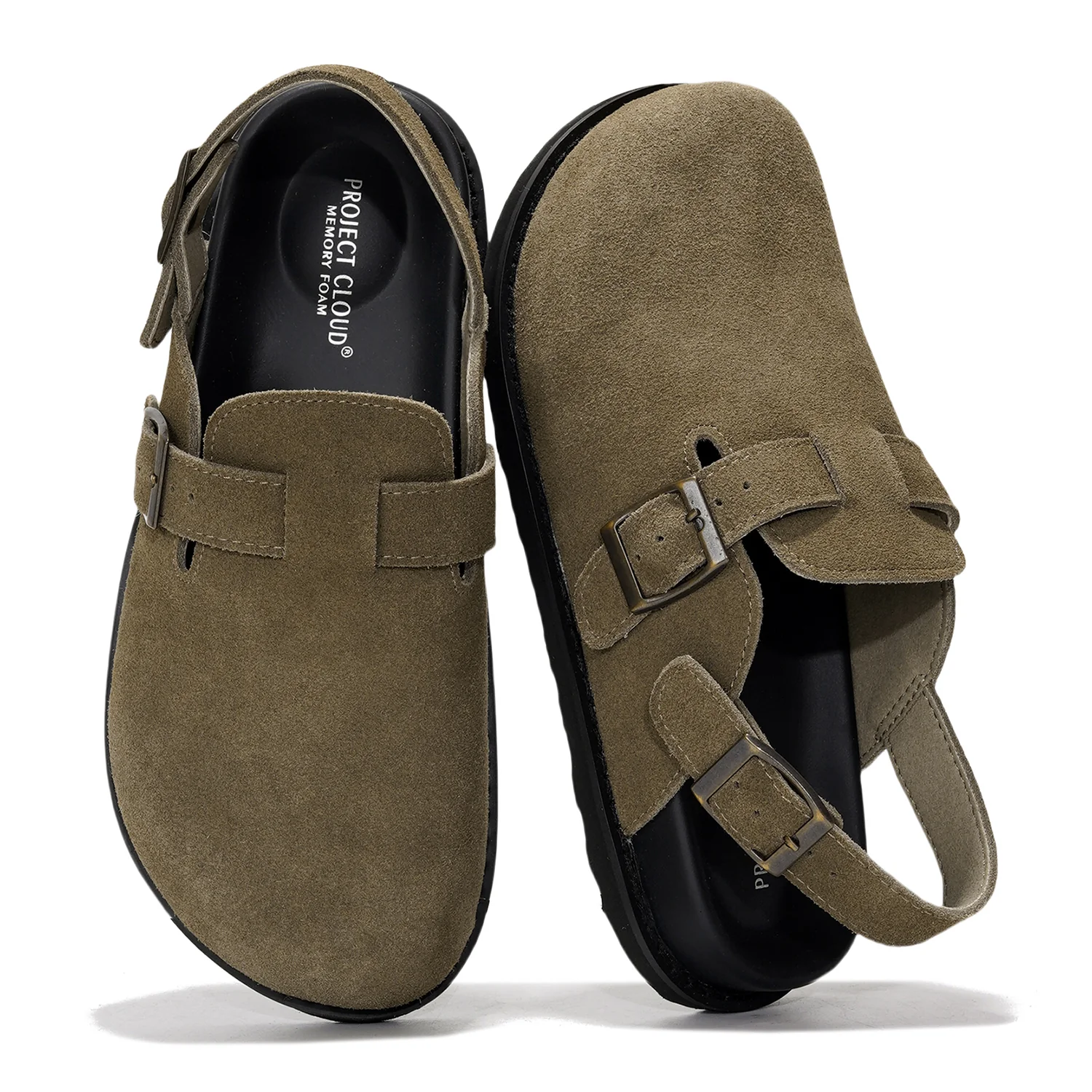 Project Cloud Women's | Lightweight Clogs | Genuine Leather Upper | Memory Foam | Non-Slip - Cassey - Image 13
