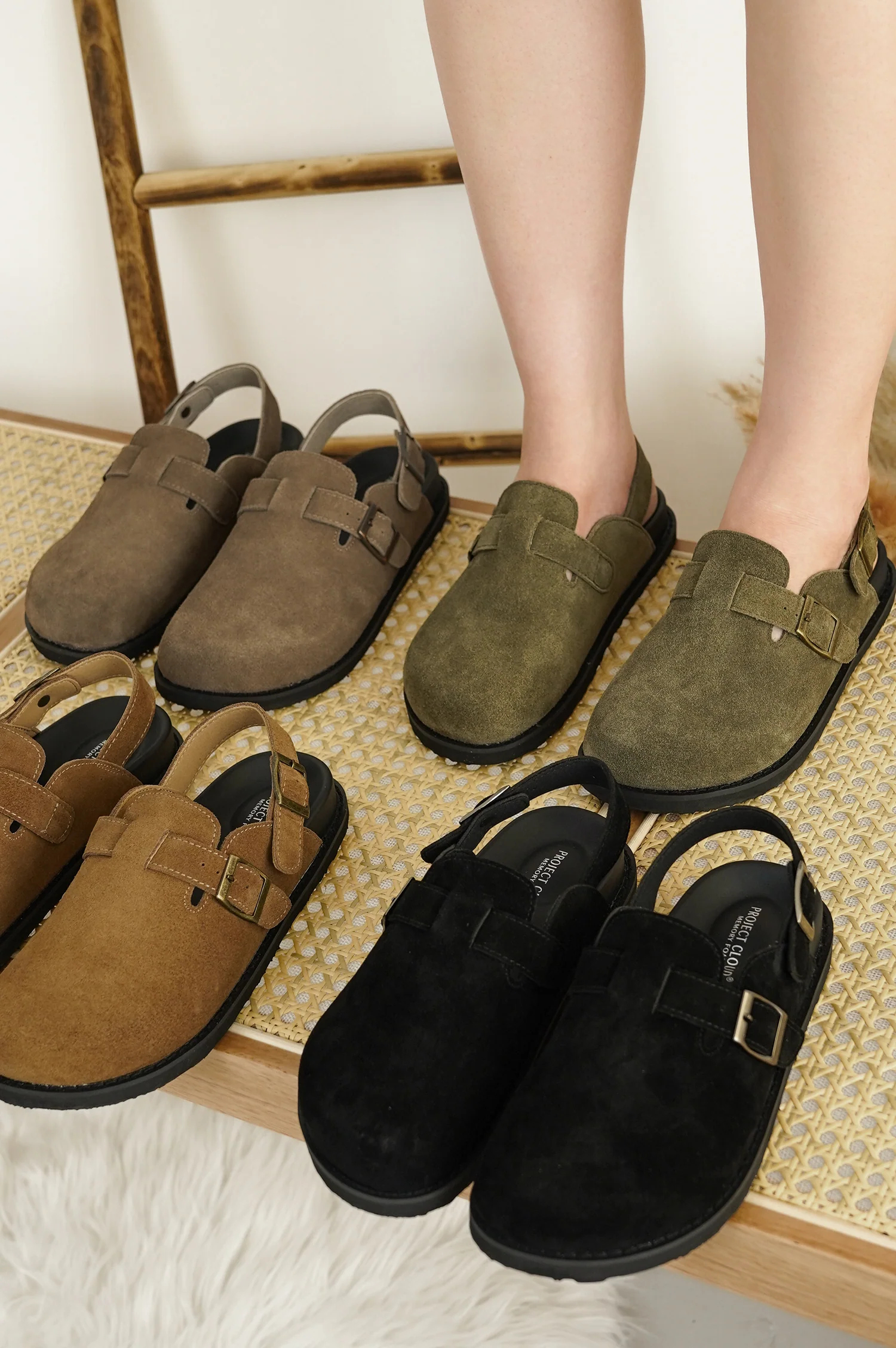 Project Cloud Women's | Lightweight Clogs | Genuine Leather Upper | Memory Foam | Non-Slip - Cassey - Image 19