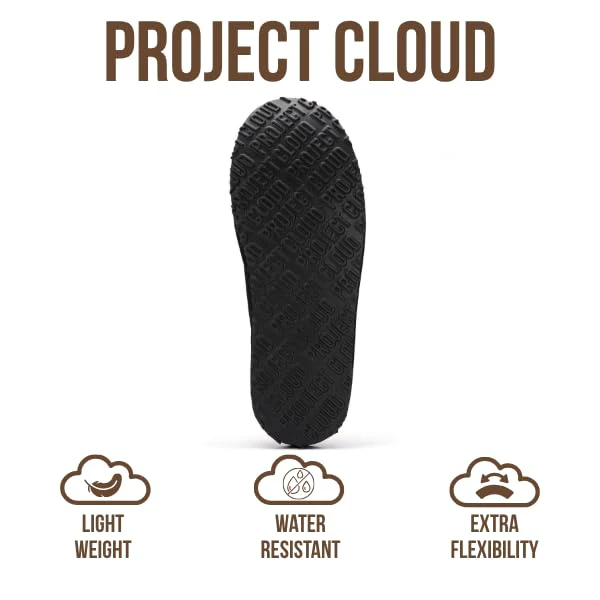 Project Cloud Men's | Genuine Leather House Slippers | Memory Foam | Lightweight | Non-Slip - Chill - Image 17