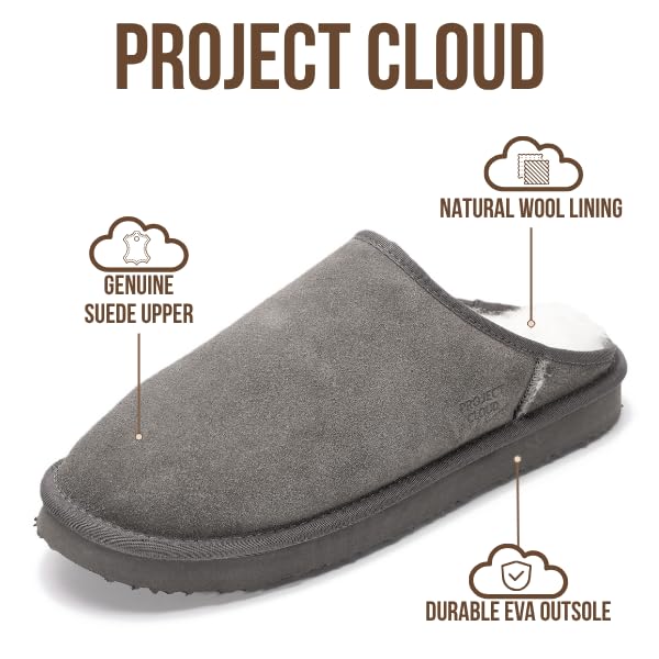 Project Cloud Men's | Genuine Leather House Slippers | Memory Foam | Lightweight | Non-Slip - Chill - Image 33
