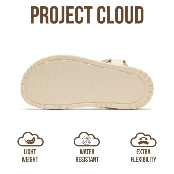 Project Cloud Women's | Eco Crafted Upper Womens Sandals | Adjustable Straps | Plush and Soft Insole | Lightweight | Non-Slip - Dagger - Image 5