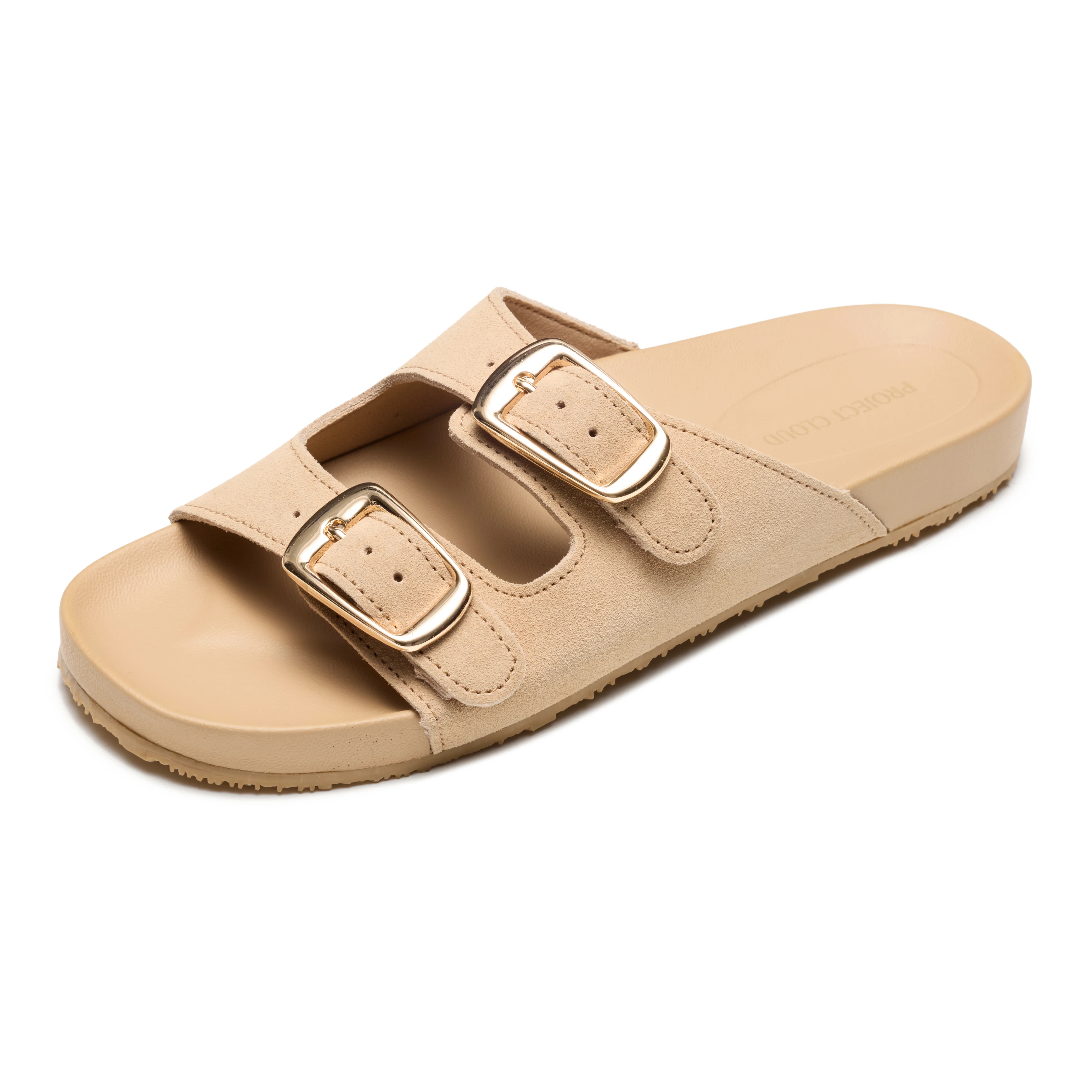 Project Cloud Women's | 100% Genuine Leather Sandals for Women | Plush & Soft Insole | Lightweight | Non-Slip - Dainty - Image 12
