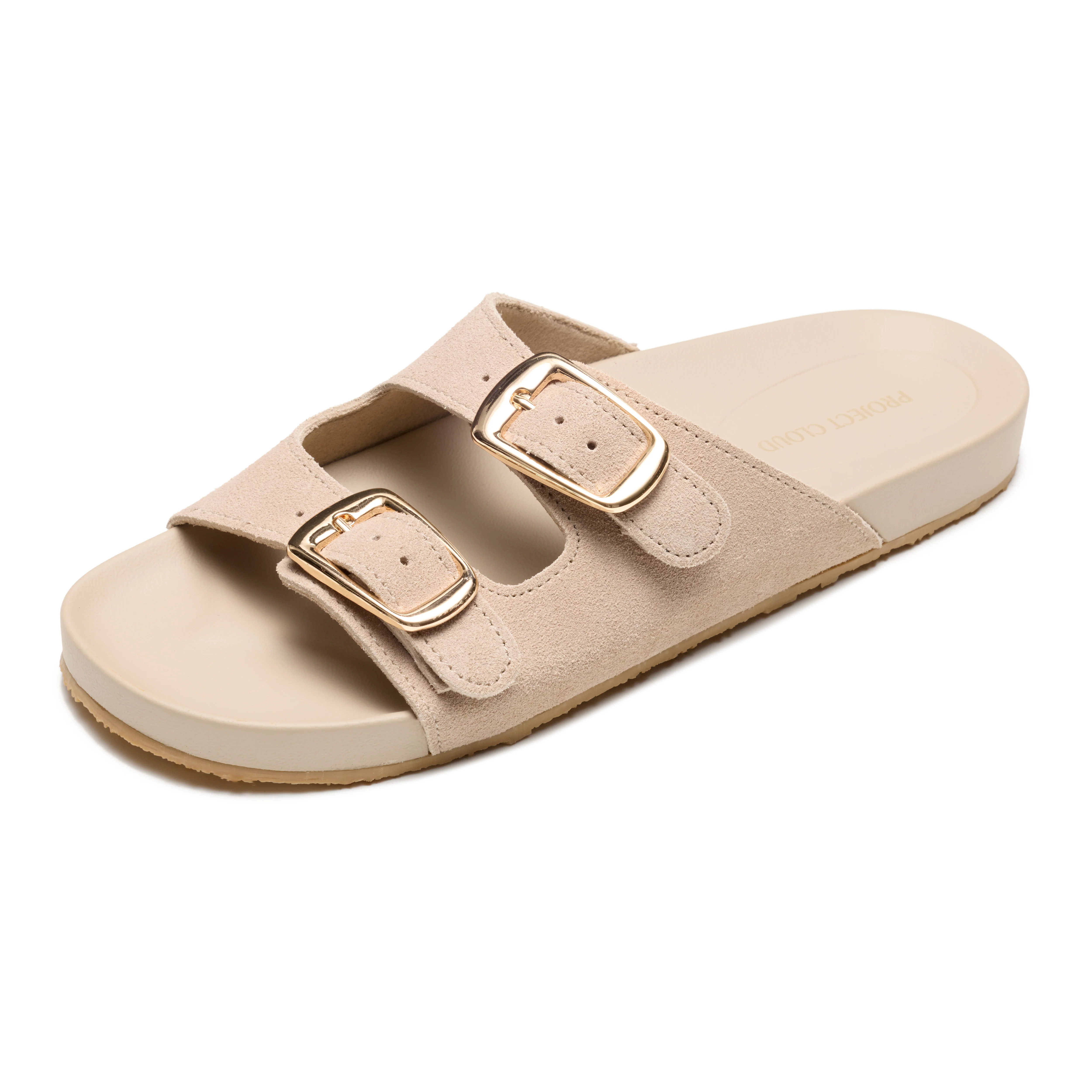 Project Cloud Women's | 100% Genuine Leather Sandals for Women | Plush & Soft Insole | Lightweight | Non-Slip - Dainty - Image 2