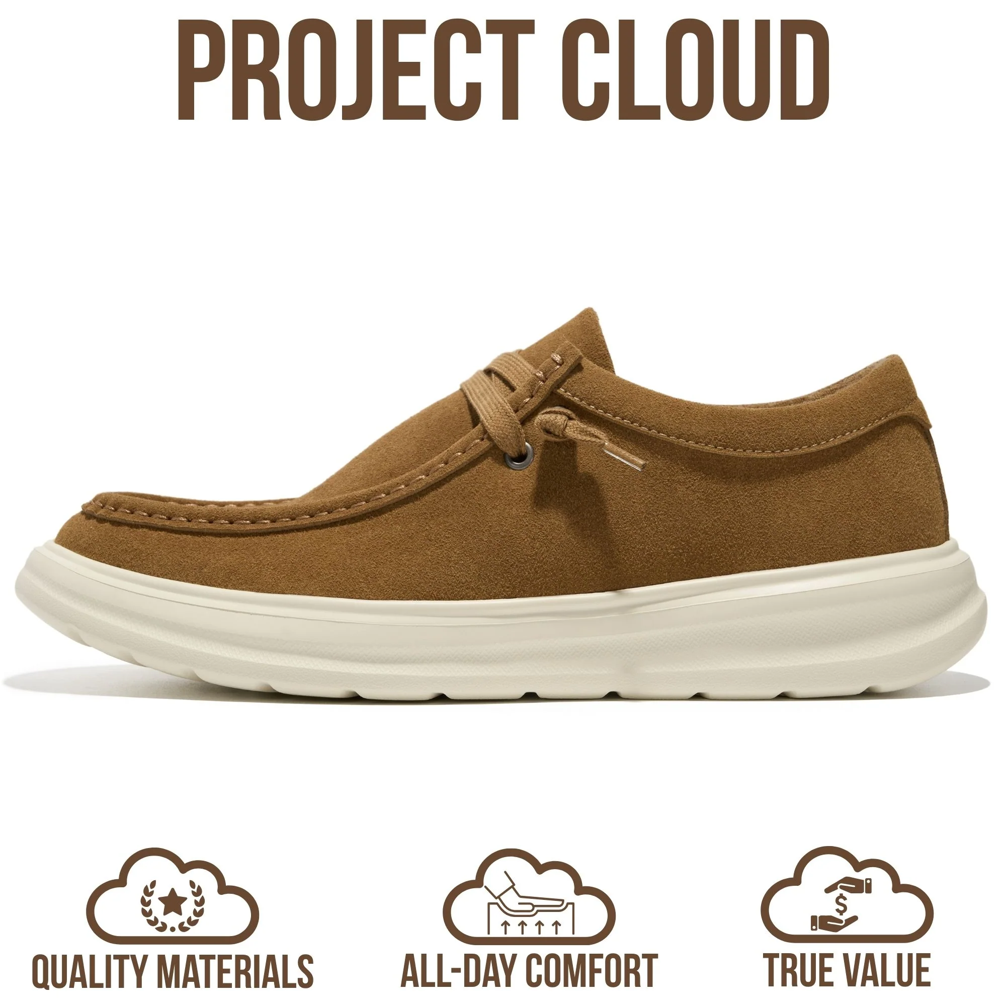 Project Cloud Men's | Genuine Leather Loafers | Smart Foam Insole | Lightweight | Non-Slip - Dante - Image 9