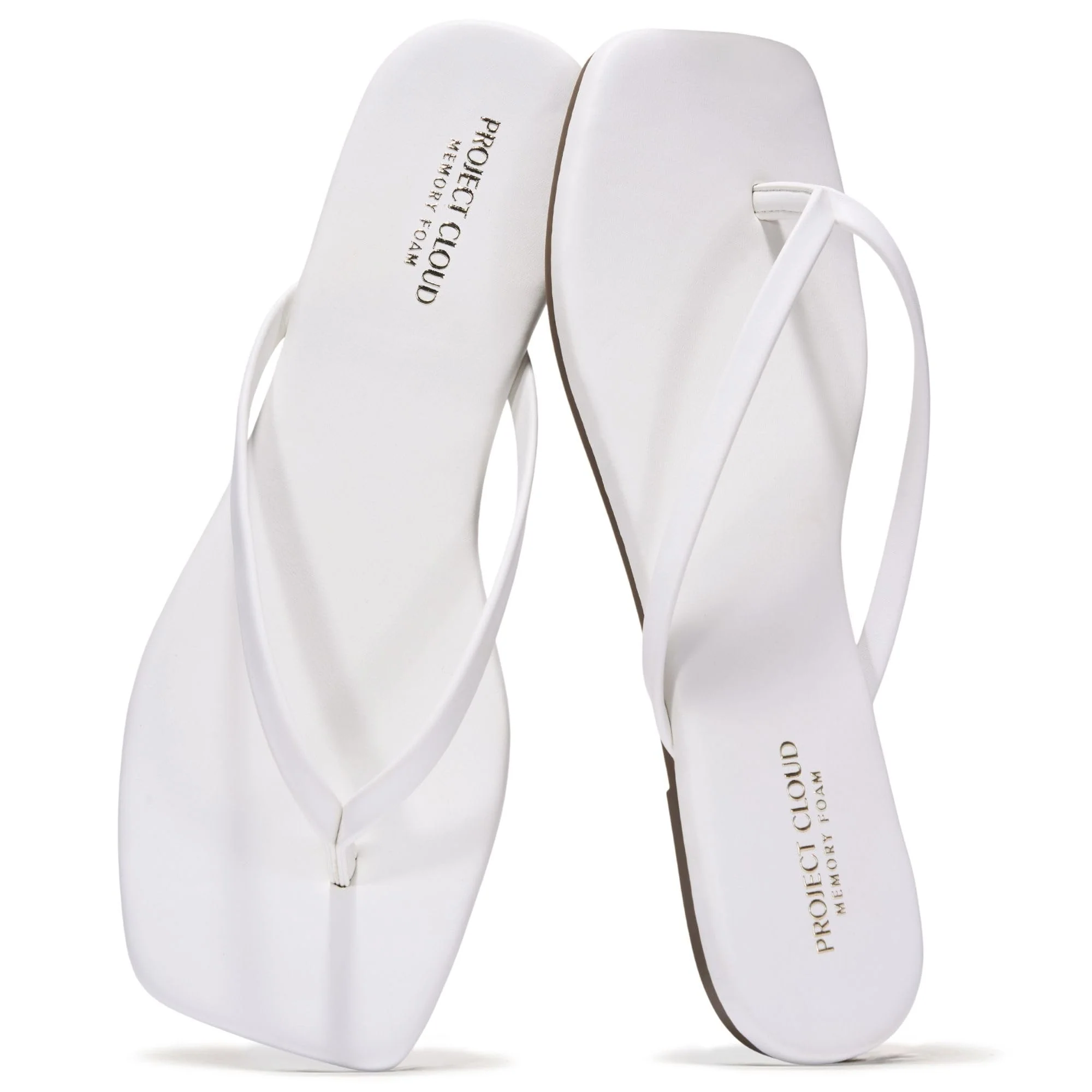 Project Cloud Women's | Square Toe Flip Flops | Memory Foam | Non-Slip - Dedication - Image 11