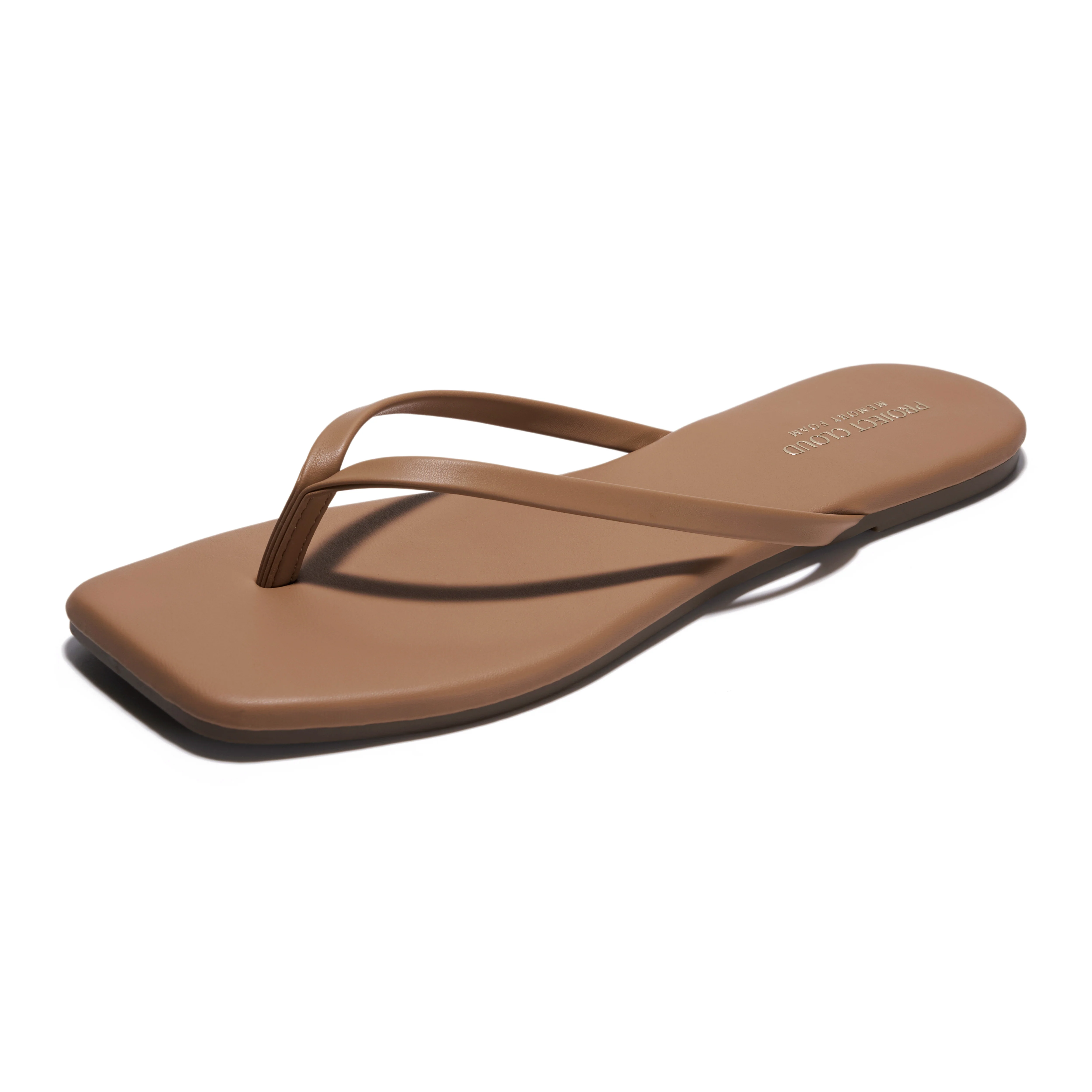 Project Cloud Women's | Square Toe Flip Flops | Memory Foam | Non-Slip - Dedication - Image 2