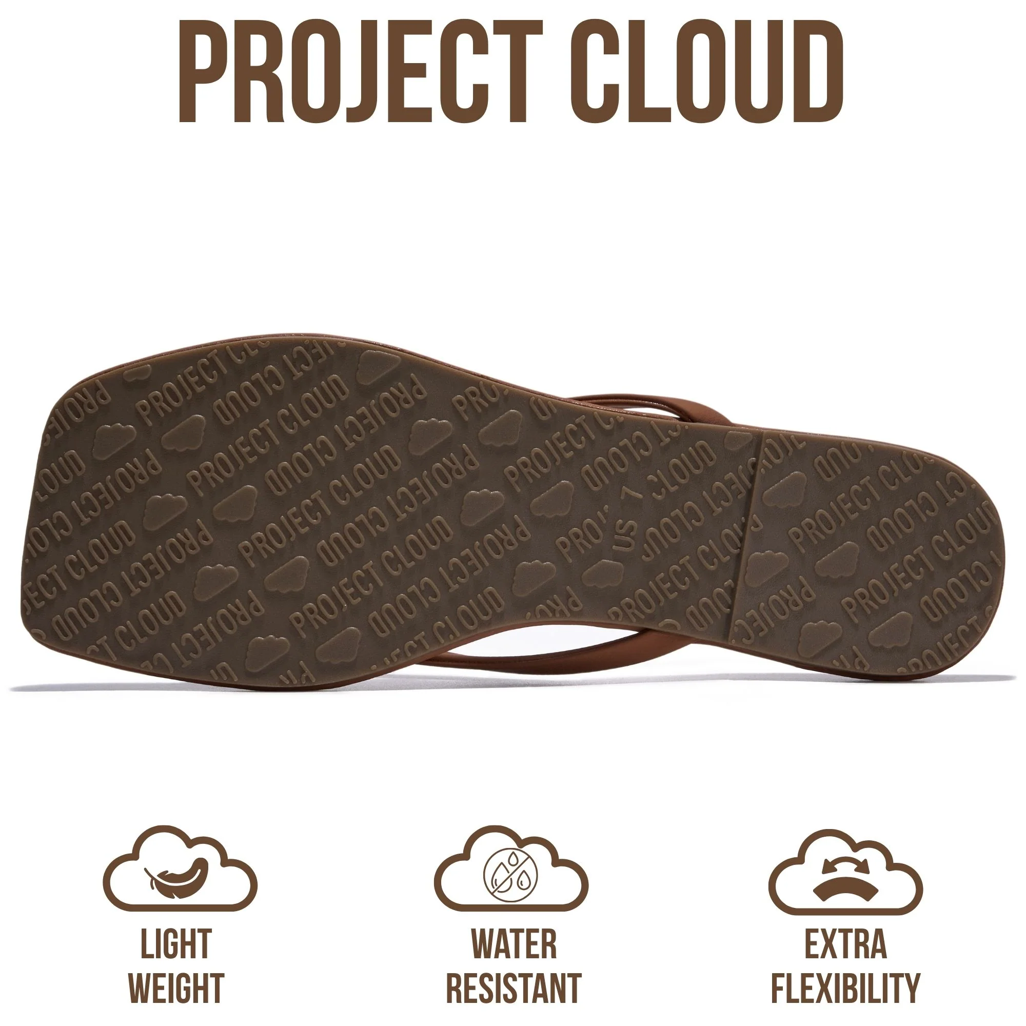 Project Cloud Women's | Square Toe Flip Flops | Memory Foam | Non-Slip - Dedication - Image 20