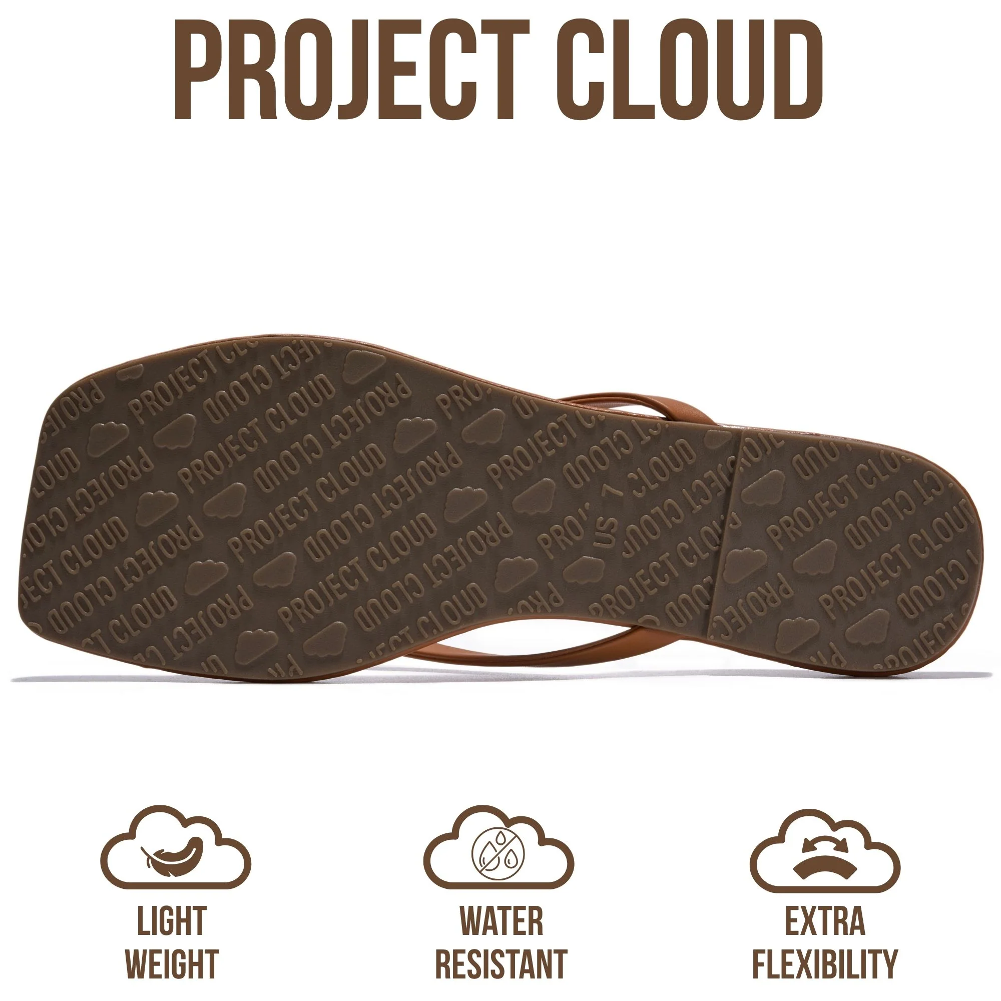 Project Cloud Women's | Square Toe Flip Flops | Memory Foam | Non-Slip - Dedication - Image 25