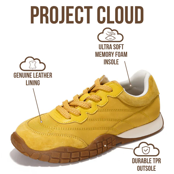 Project Cloud Women's | Lightweight Sneakers for Women | Memory Foam Insole | Non-Slip - Donna HiTop - Image 15