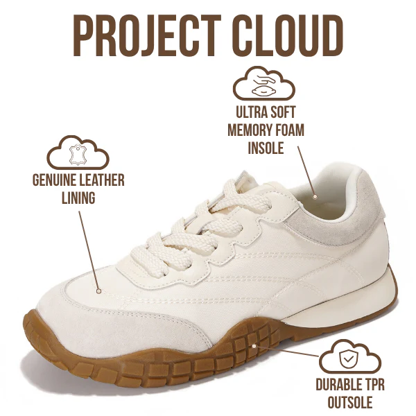 Project Cloud Women's | Lightweight Sneakers for Women | Memory Foam Insole | Non-Slip - Donna HiTop - Image 21