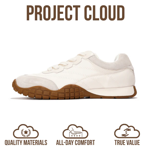 Project Cloud Women's | Lightweight Sneakers for Women | Memory Foam Insole | Non-Slip - Donna HiTop - Image 22