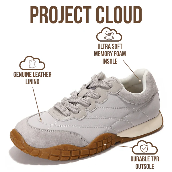 Project Cloud Women's | Lightweight Sneakers for Women | Memory Foam Insole | Non-Slip - Donna HiTop - Image 3