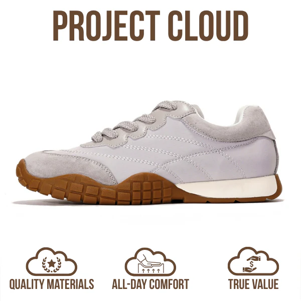 Project Cloud Women's | Lightweight Sneakers for Women | Memory Foam Insole | Non-Slip - Donna HiTop - Image 4