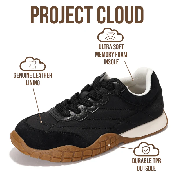Project Cloud Women's | Lightweight Sneakers for Women | Memory Foam Insole | Non-Slip - Donna HiTop - Image 9