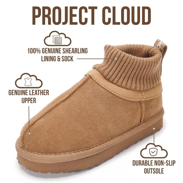 Project Cloud Kids Boots | 100% Genuine Leather | Water Resistant | Memory Foam | Non-Slip - DreamOn - Image 9