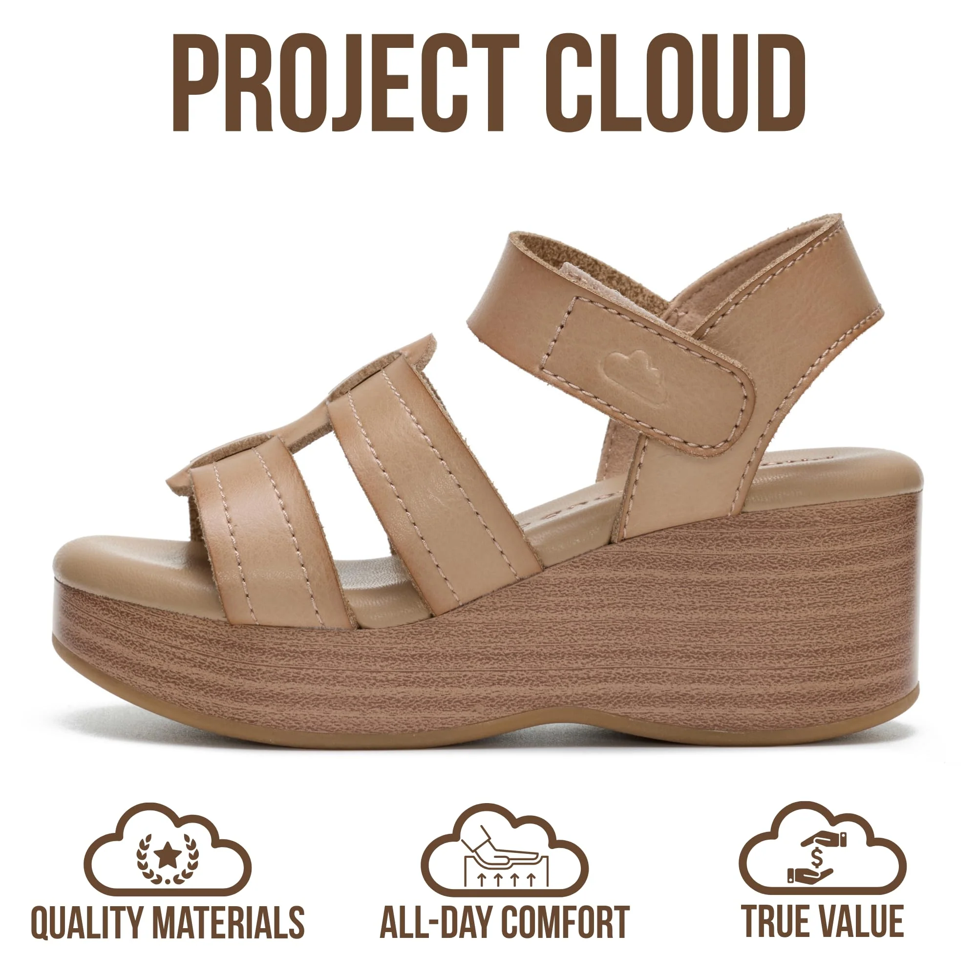 Project Cloud Kids | Dressy Beach Platform Heel | Memory Foam | Lightweight | Non-Slip - Easter Kids - Image 13