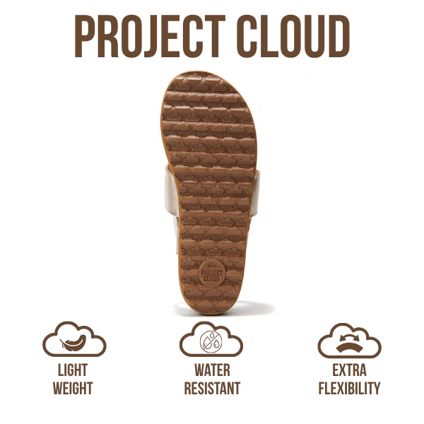 Project Cloud Women's | Eco-Leather Wedge Sandals | Memory Foam Insole | Lightweight | Non-Slip - Raft - Image 17