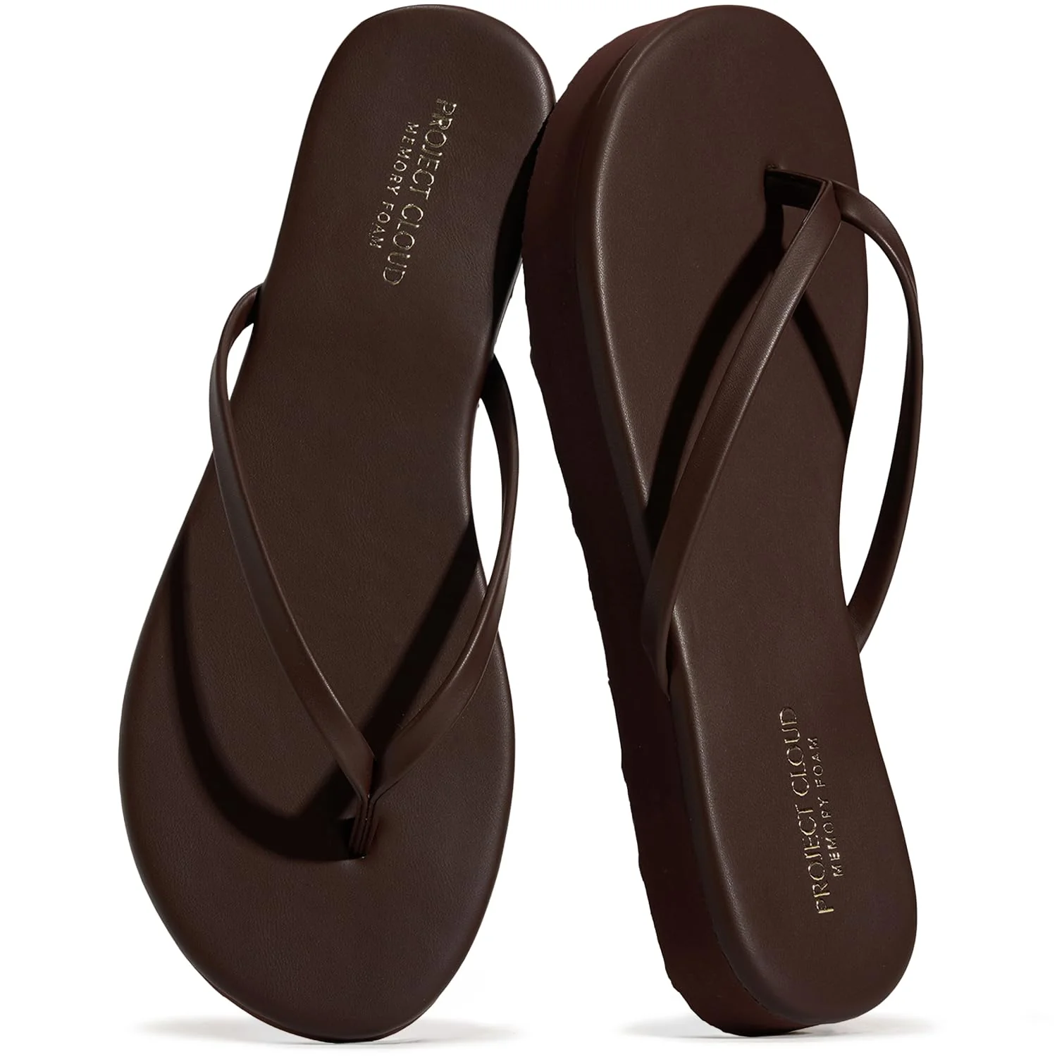 Project Cloud Women's | Summer Thong Sandals for Women 2026 | Memory Foam | Lightweight | Non-Slip - Elevation - Image 23