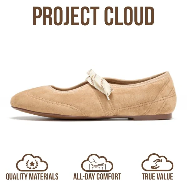 Project Cloud Women's | Mary Jane Shoes Women Ballet Flats | Memory Foam | Lightweight | Non-Slip - Emilee - Image 29