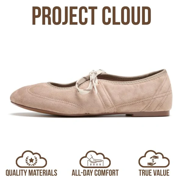 Project Cloud Women's | Mary Jane Shoes Women Ballet Flats | Memory Foam | Lightweight | Non-Slip - Emilee - Image 4