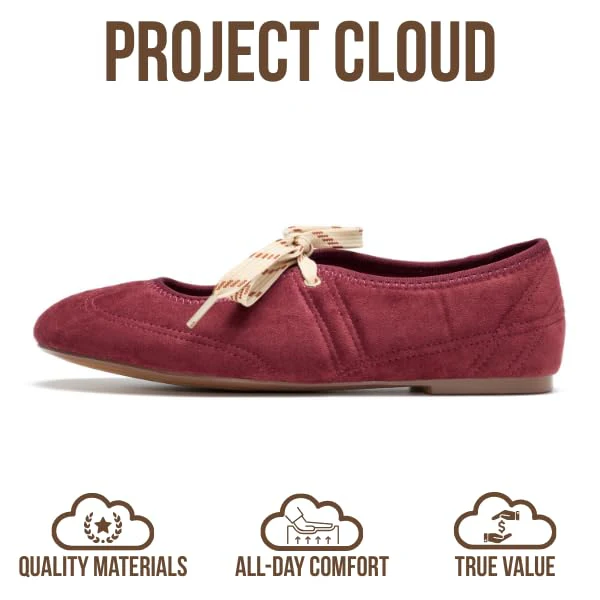 Project Cloud Women's | Mary Jane Shoes Women Ballet Flats | Memory Foam | Lightweight | Non-Slip - Emilee - Image 9