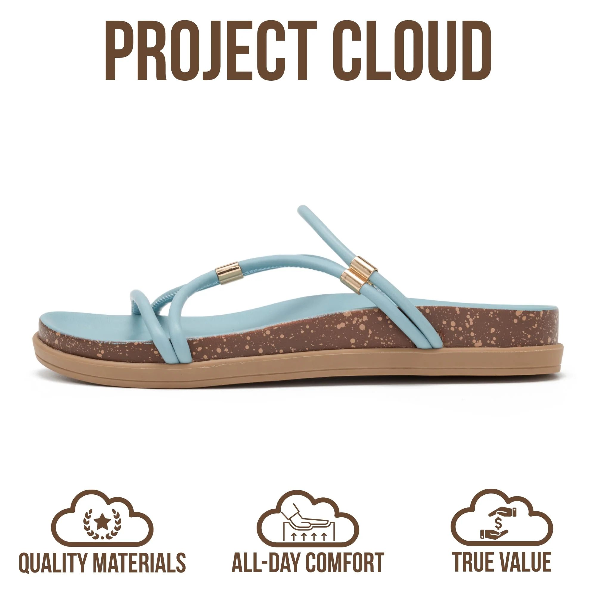 Project Cloud Summer Slides for Women 2026 | Plush and Soft Insole | Lightweight | Non-Slip - Float - Image 14
